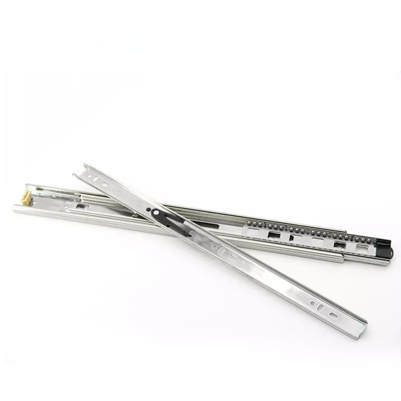 ריהוט ארון מטבח 45 מ'מ נירוסטה מלא הארכה 3 קיפול מיסב כדורי תעלה טלסקופית שקף מגירת